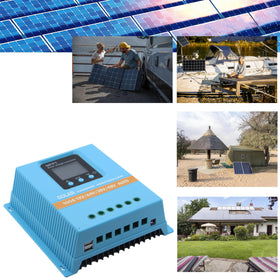 ELUSH MPPT controller in use with solar array improving monitoring and control.