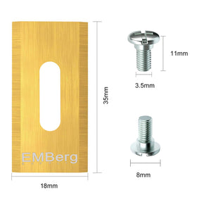 EMBergSupply blade set with screws included for easy replacement