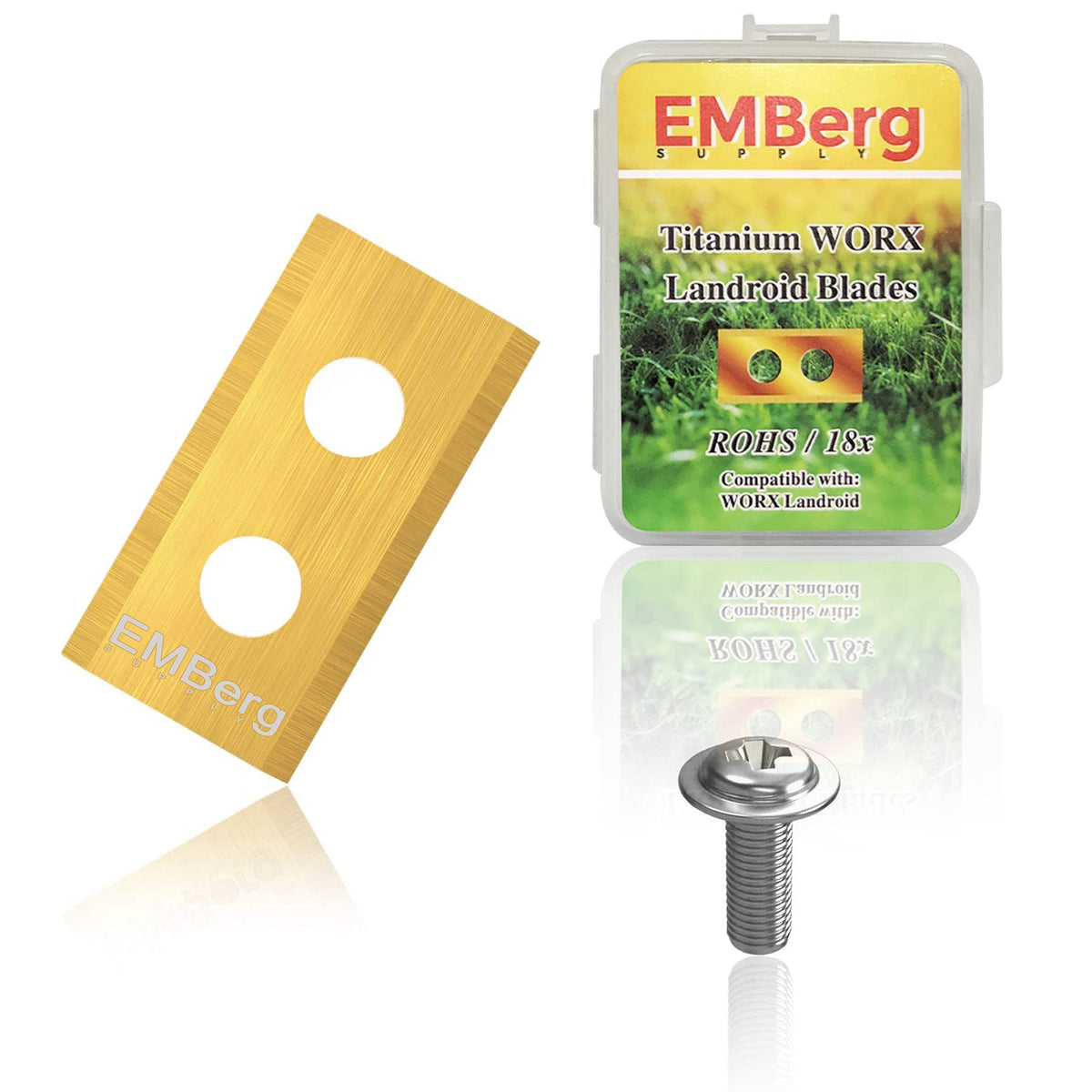 EMBerg Endurance Blades double-sided design extends cutting life for longer sessions.