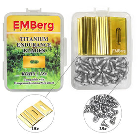 EMBergSupply titanium-coated endurance blade ready for tough cuts and long life