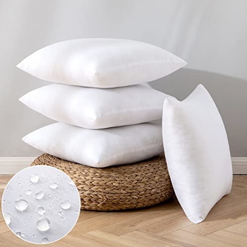 EMEMA outdoor pillow insert with waterproof layer for patio furniture