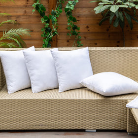 EMEMA pillow insert arrives vacuum-packed and expands to fluffy fullness