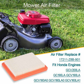 Emmawin four-pack air filters for quick mower maintenance and replacement.