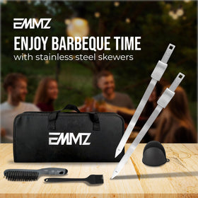 EMMZ kebab skewers suitable for meats, seafood, and vegetables.