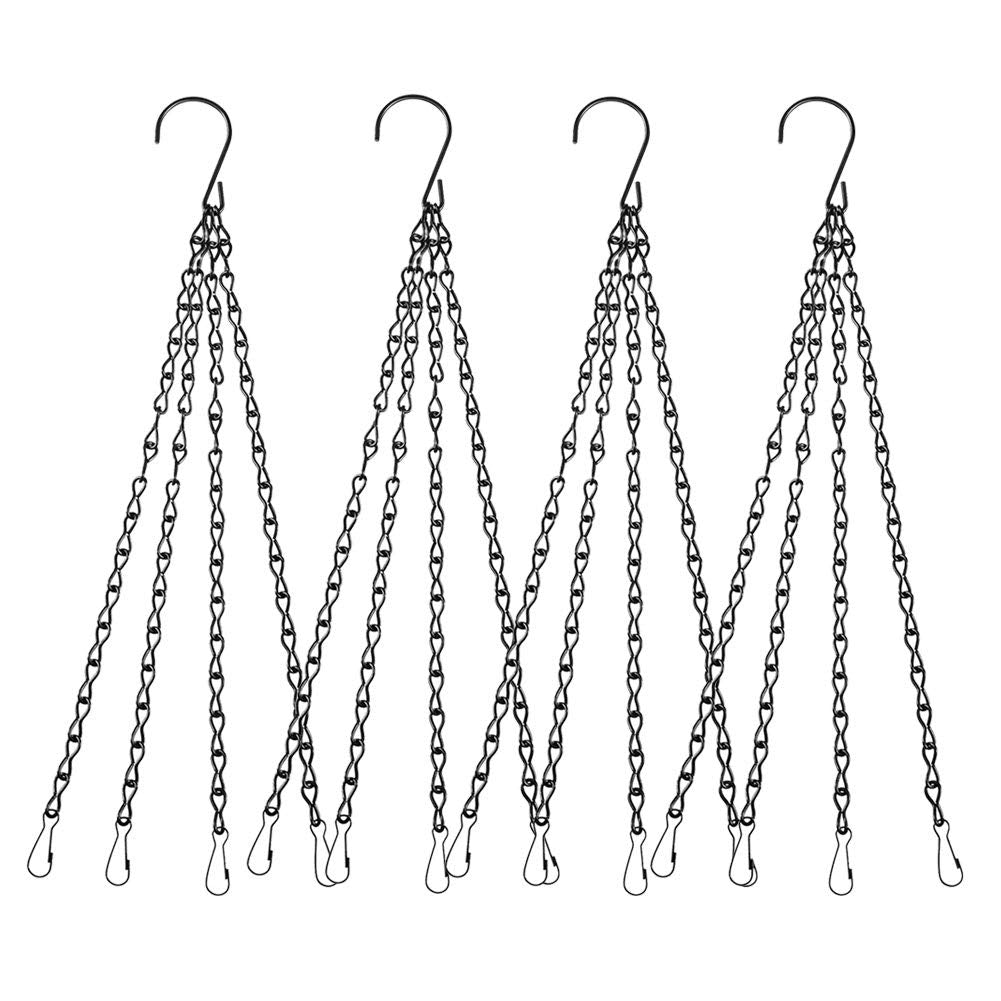 EMPHY 4Pack 24-inch chain for bird feeders, sturdy weight support