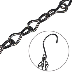 EMPHY 4Pack 24-inch chain for lanterns, reliable indoor outdoor hanging