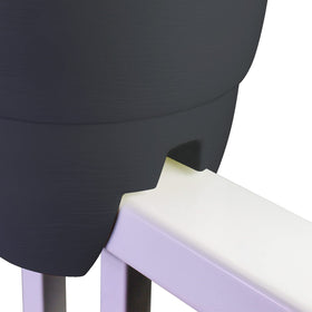 Emsco Bloomers rail planter made of weatherproof resin ready for outdoors