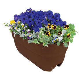Emsco Bloomers railing planter install on a railing for compact gardening