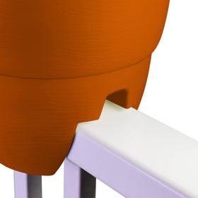 EMSCO Bloomers terracotta color enhances balcony decor.
