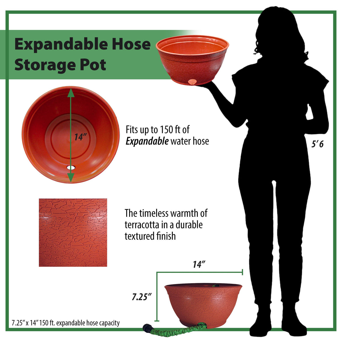 EMSCO Hose Hider with 150 ft capacity demonstrates generous storage.
