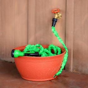 EMSCO Expandable Hose Hider resists heat thanks to polymer resin construction.