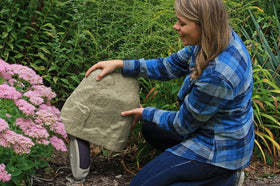 Emsco Group landscape rock lightweight for quick placement in borders and beds.