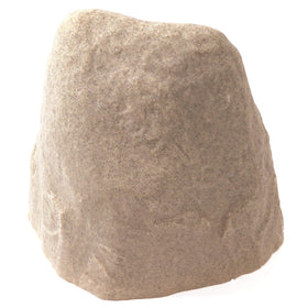 Emsco Group landscape rock with natural sandstone appearance blends with garden beds.