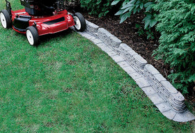 Emsco Group Bedrocks adjustable pieces enable 90° and 180° turns for curves.