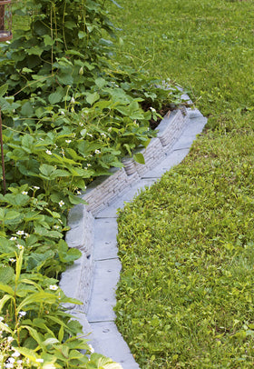 Emsco Group Bedrocks 20-foot bundle for quick lawn border setup.