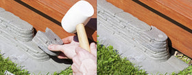 Emsco Group Bedrocks design blends with greens and browns.