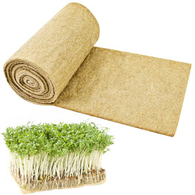 Emsiok 1Roll microgreen mat laid flat, promoting even moisture for germination.