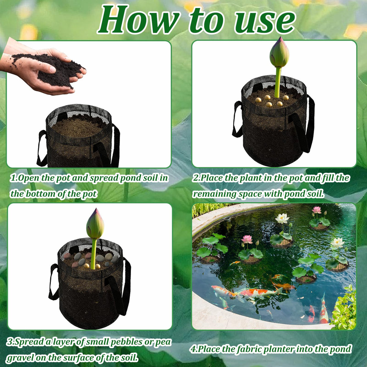 Emsiok versatile plant baskets for gardens or storage