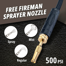 EMSON Hydrosteel Pro 50ft lightweight and flexible for easy maneuvering.