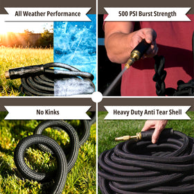 EMSON Hydrosteel Pro 50ft weatherproof and rust-proof for challenging outdoor use.