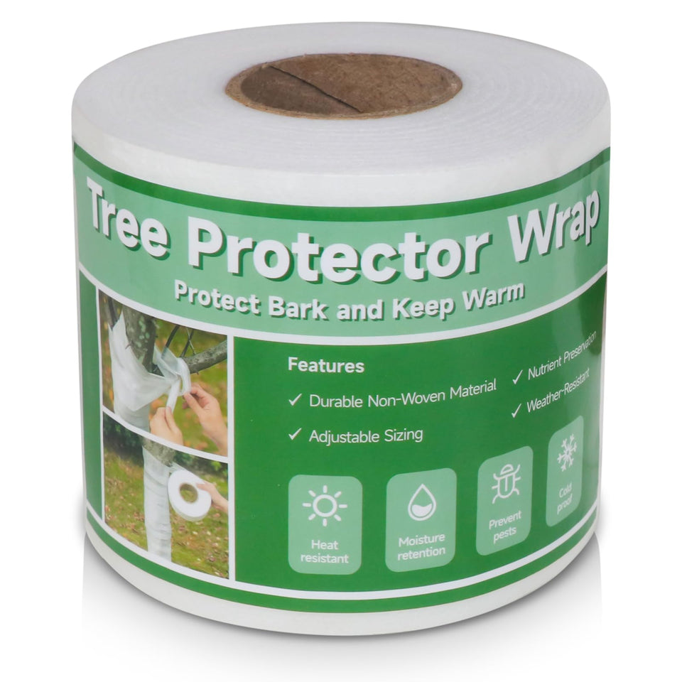 Emycool tree wrap around trunk providing bark protection and weather resistance.