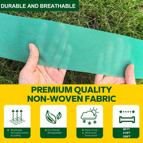 Sapling protected with Emycool wrap promoting growth