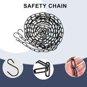 ENATECLITE bird feeder hanging chain demonstrates reliable outdoor support.