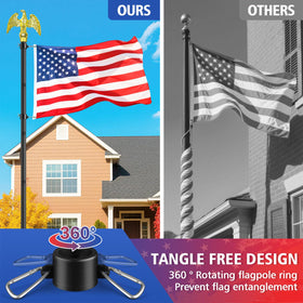 Enayplon stainless steel pole resists corrosion for outdoor longevity