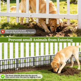 Enayplon no-dig fence 27ft length supports long, continuous garden borders with simple setup.