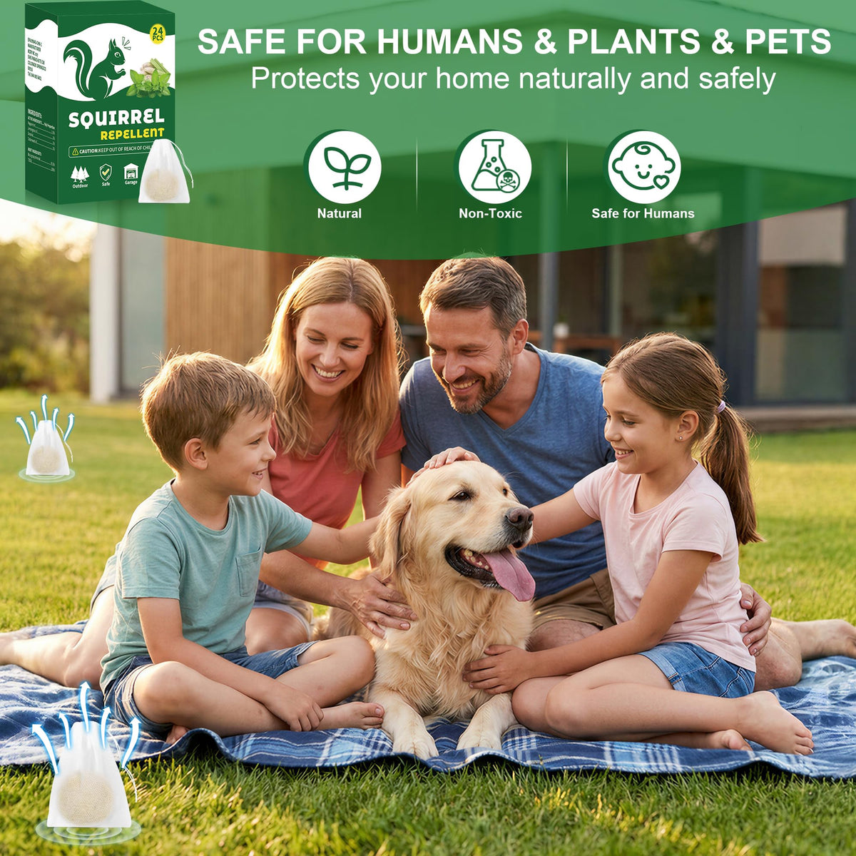 Enbabbor weather-resistant formula helps maintain effectiveness in varying outdoor conditions