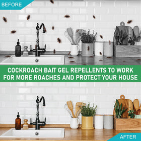 Enbabbor roach gel bait tube closeup for easy application