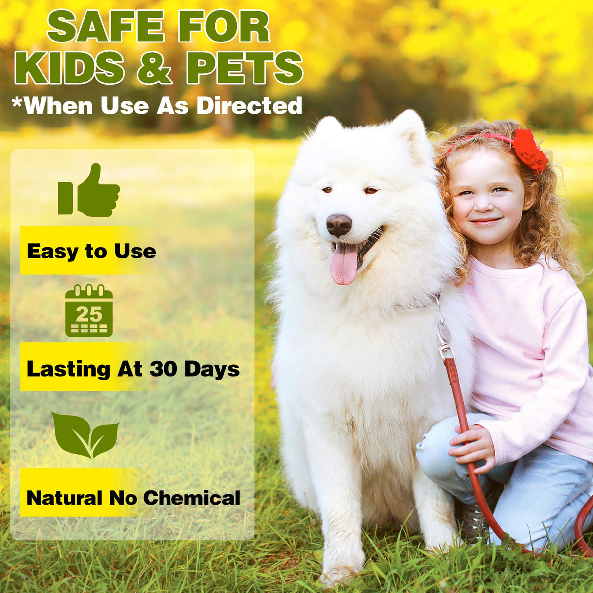 Enbabbor skunk repellent balls in garden deterring yard pests.
