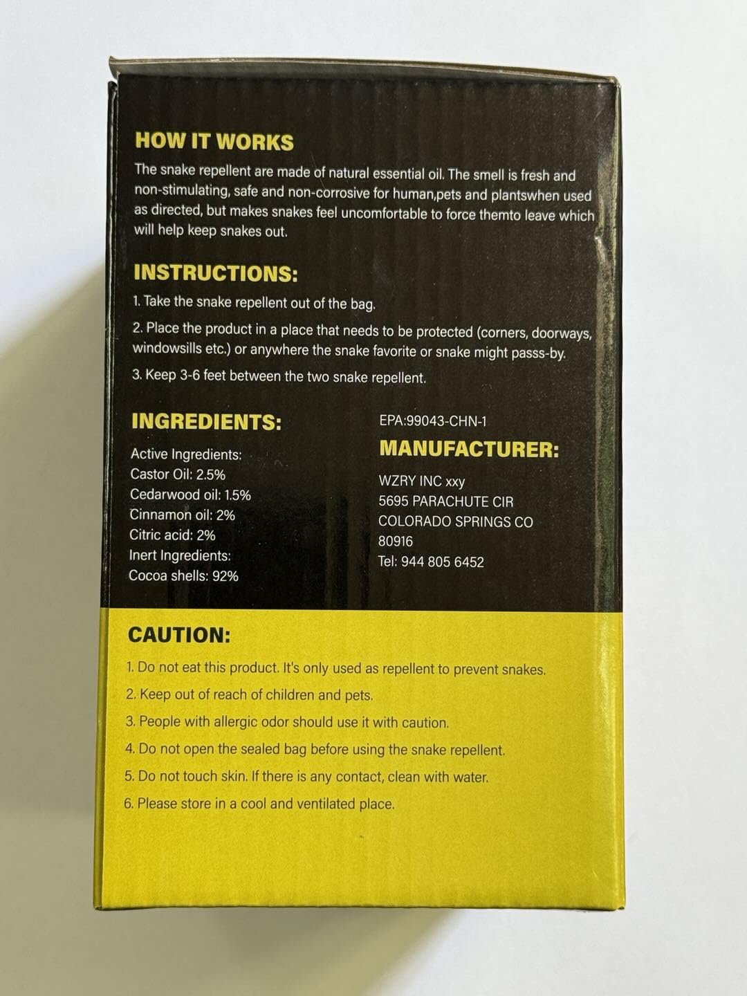 Enbabbor snake repellent balls pack provides easy all-around property protection