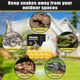 Enbabbor snake repellent balls for garden help reduce snake encounters while gardening