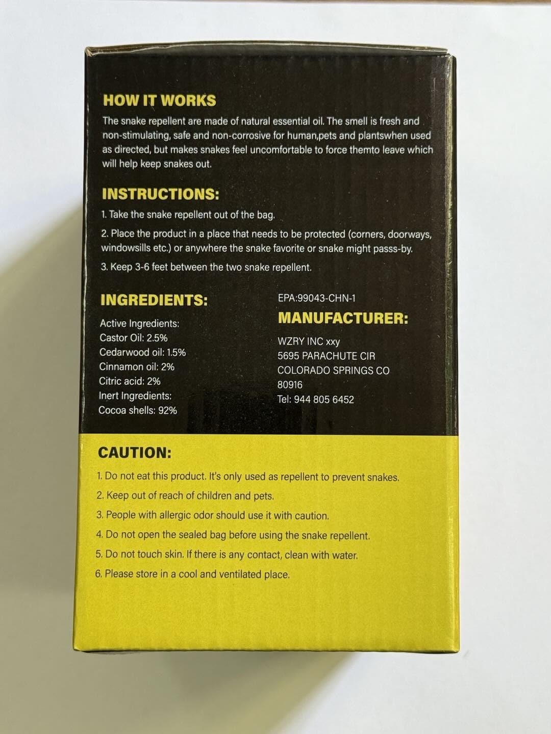 Enbabbor snake repellent balls for indoor use in basements or garages