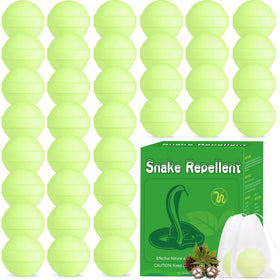 Enbabbor snake repellent balls pack 36 deters snakes in yards and gardens.