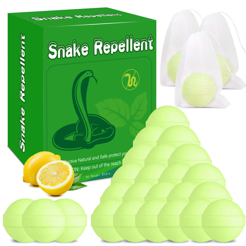 Enbabbor snake repellent balls packaging; helps secure your outdoor space.