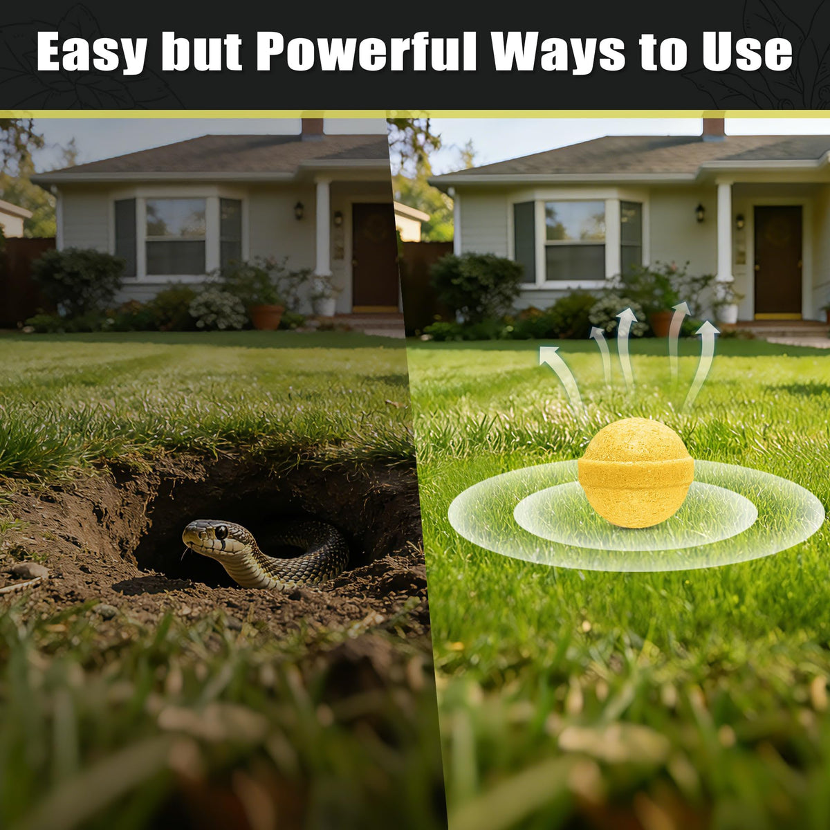 Enbabbor snake repellent balls for shed area protect stored tools from snakes
