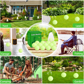 Enbabbor weatherproof snake repellent balls withstand sun and rain for durability.