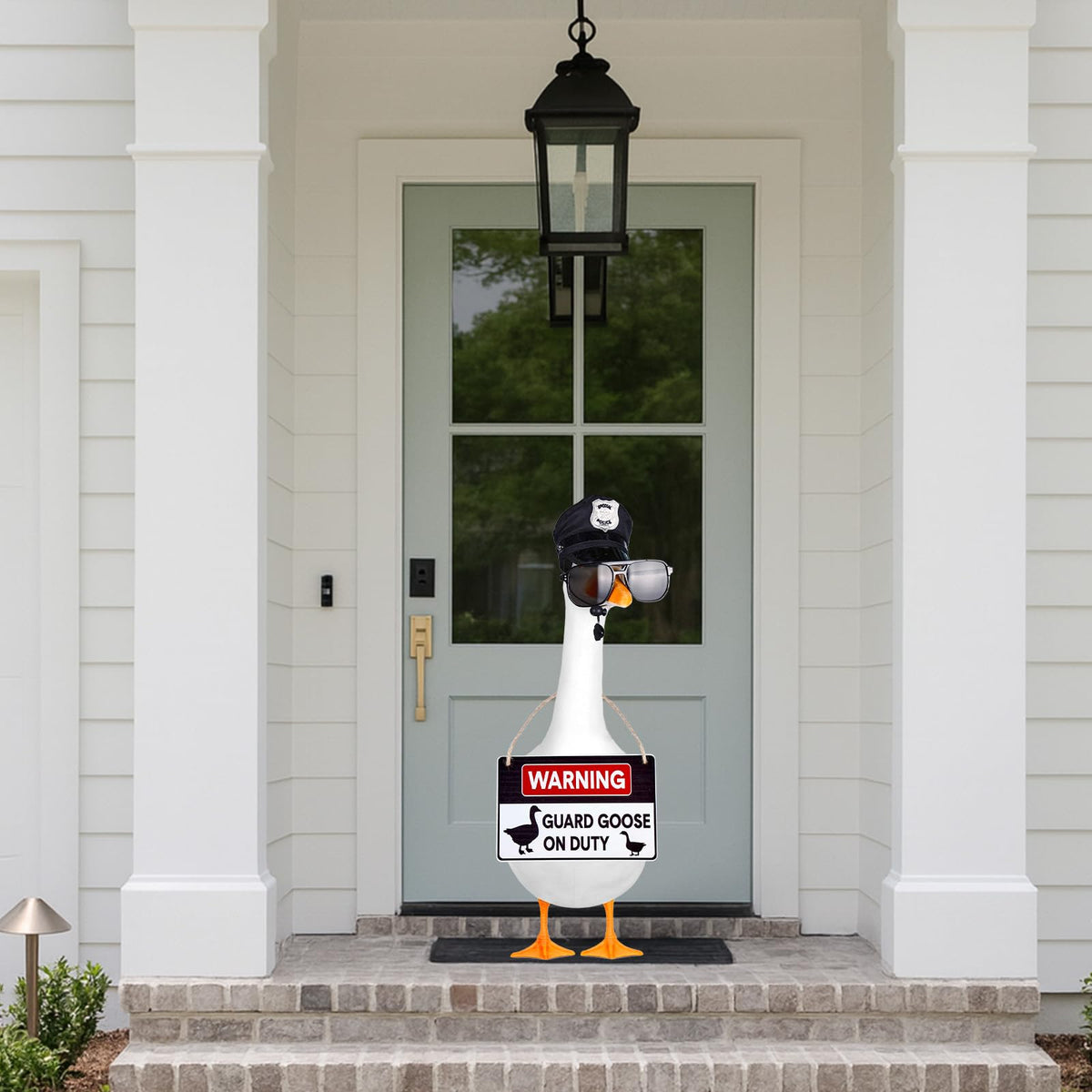 ENBOFID Easy-attach sign enables quick porch setup