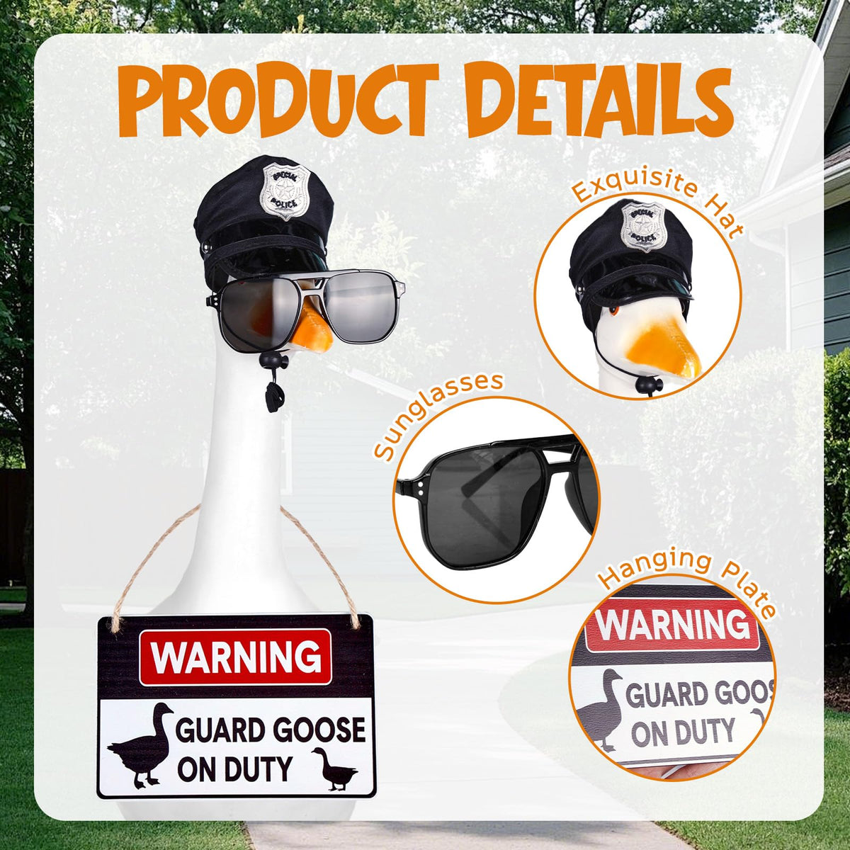 ENBOFID Goose sunglasses for a bold yard display