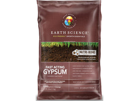 Earth Science Gypsum soil-penetration image shows improved water infiltration.