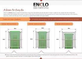 Enclo privacy screen used as an air conditioner fence to shield equipment.