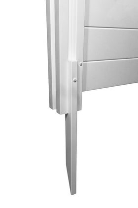 Enclo privacy screens warranty seal communicates long-term support.