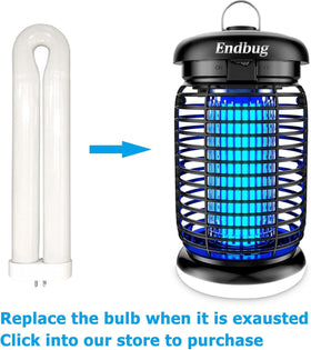 Endbug with a 5 ft power cord for flexible placement