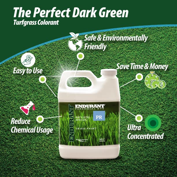 Endurant Turf Colorants fast-drying green dye ready to dry in about 60 minutes