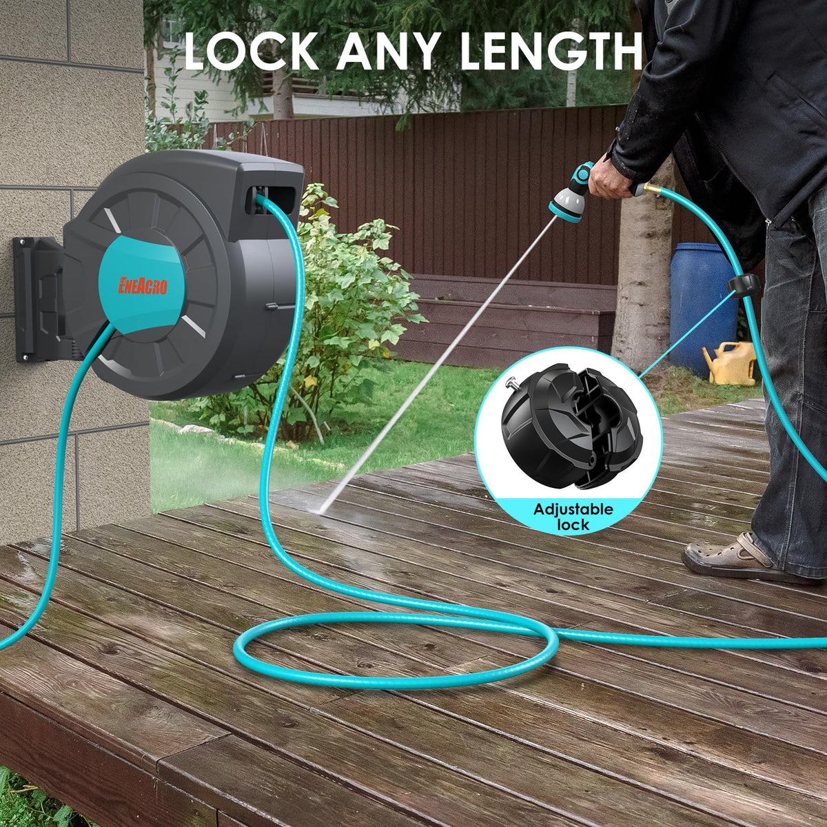 ENEACRO 10-pattern nozzle for versatile watering tasks