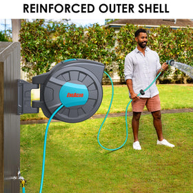 ENEACRO anti-kink hybrid hose coils neatly with minimal tangles