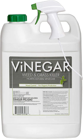 Energen vinegar weed killer spray bottle ready for application