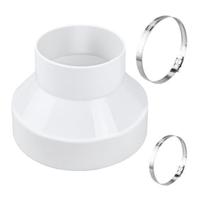 Enenes duct reducer packaging shows 6 to 4 inch adapter for easy HVAC setup.